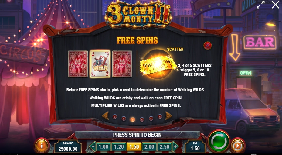 3 CLOWN MONTY II ทดลองเล่น PLAY’n GO เครดิตฟรี UFABET ฟรีเครดิต