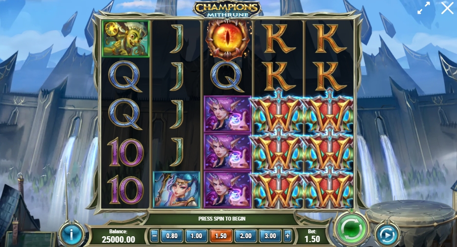 CHAMPIONS OF MITHRUNE ทดลองเล่น PLAY’n GO เครดิตฟรี UFABET ทดลองเล่น