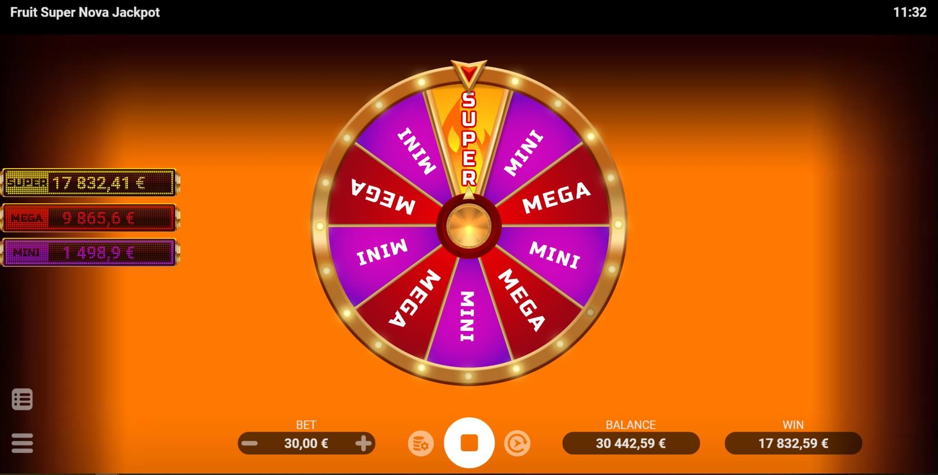 Fruit Super Nova Jackpot EVOPLAY Ufabet168