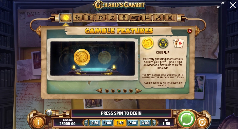 GERARD'S GAMBIT ทดลองเล่น PLAY’n GO เครดิตฟรี UFABET ฟรีเครดิต