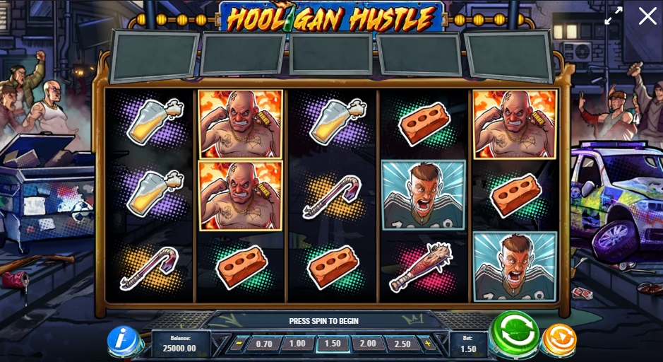 HOOLIGAN HUSTLE ทดลองเล่น PLAY’n GO เครดิตฟรี UFABET ทางเข้า