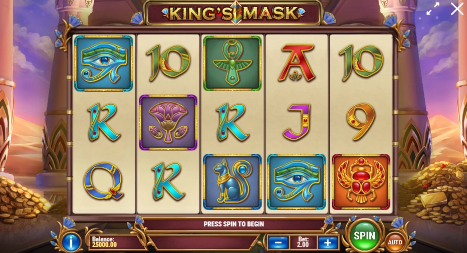 KING'S MASK ทดลองเล่น PLAY’n GO เครดิตฟรี UFABET เว็บตรง