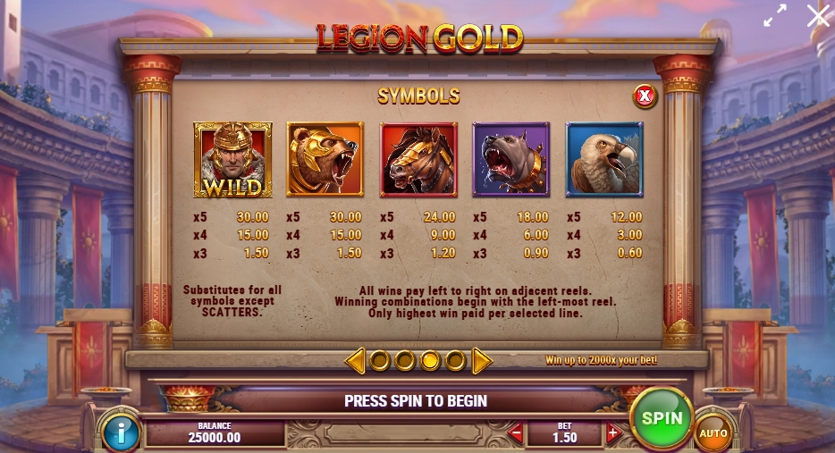 LEGION GOLD ทดลองเล่น PLAY’n GO เครดิตฟรี UFABET ทางเข้า