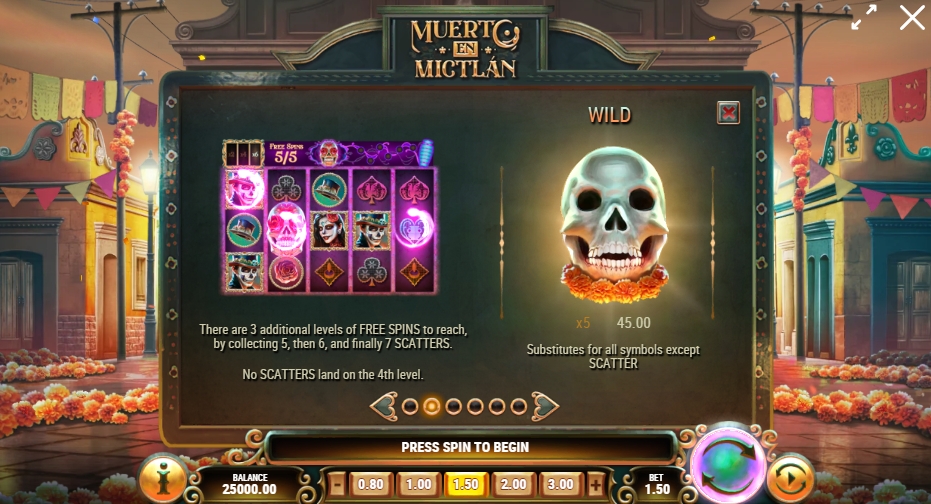 MUERTO EN MICTLÁN ทดลองเล่น PLAY’n GO เครดิตฟรี UFABET เว็บตรง