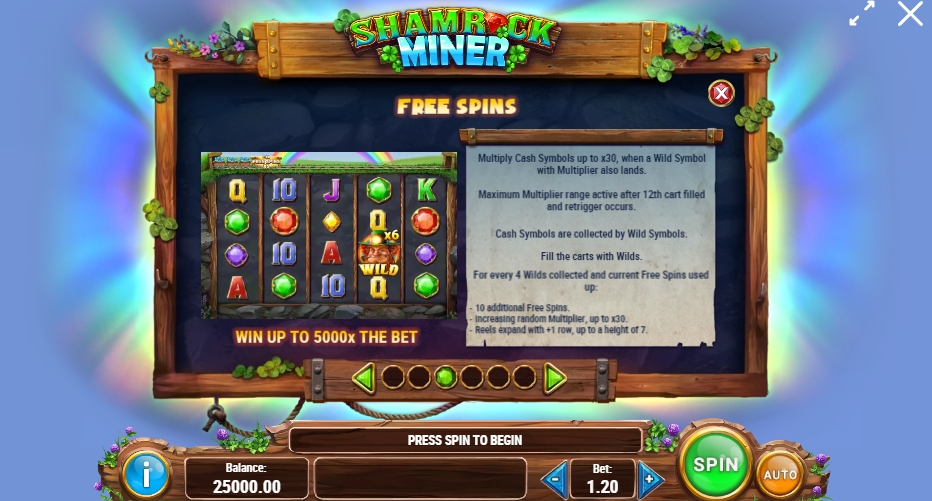 SHAMROCK MINER ทดลองเล่น PLAY’n GO เครดิตฟรี UFABET ฝาก ถอน