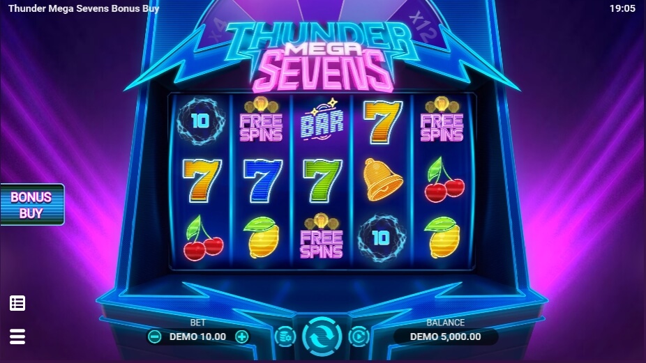 Thunder Mega Sevens Bonus Buy EVOPLAY UFABET168