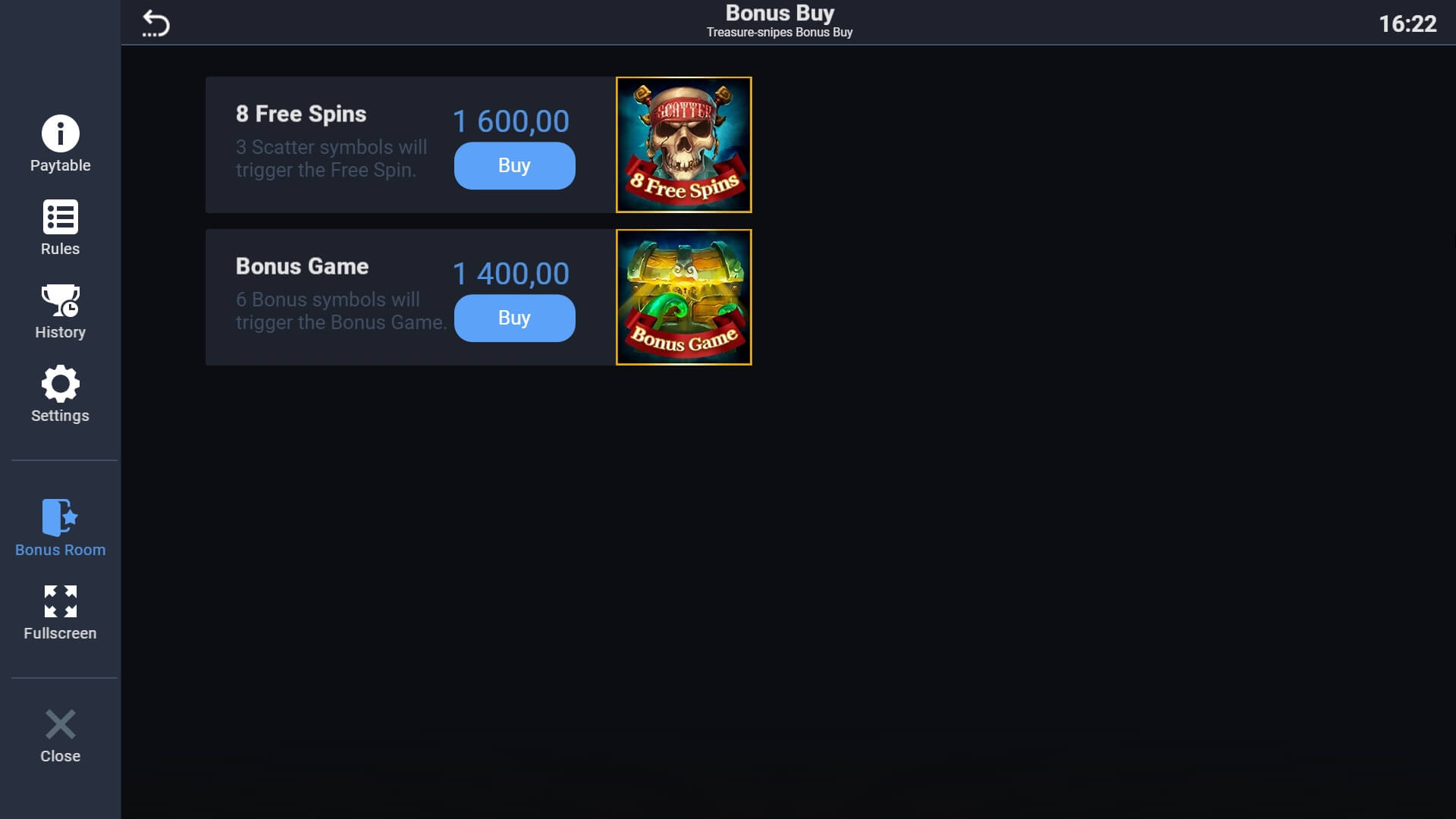 Treasure-snipes Bonus Buy Evoplay UFABET888