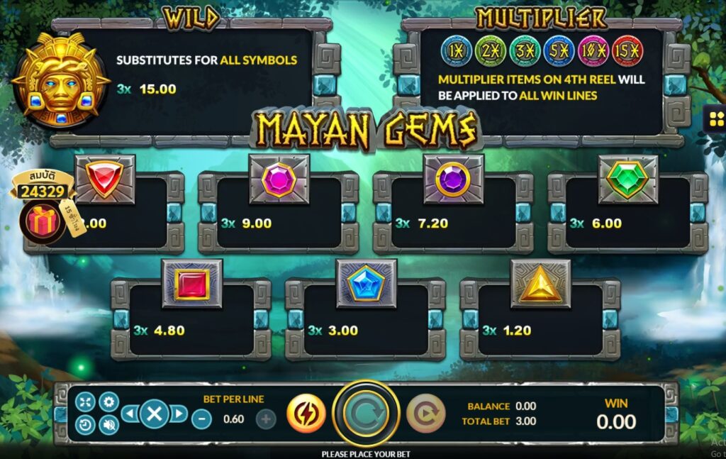 Mayan Gems joker ufabet36 vip เว็บตรง